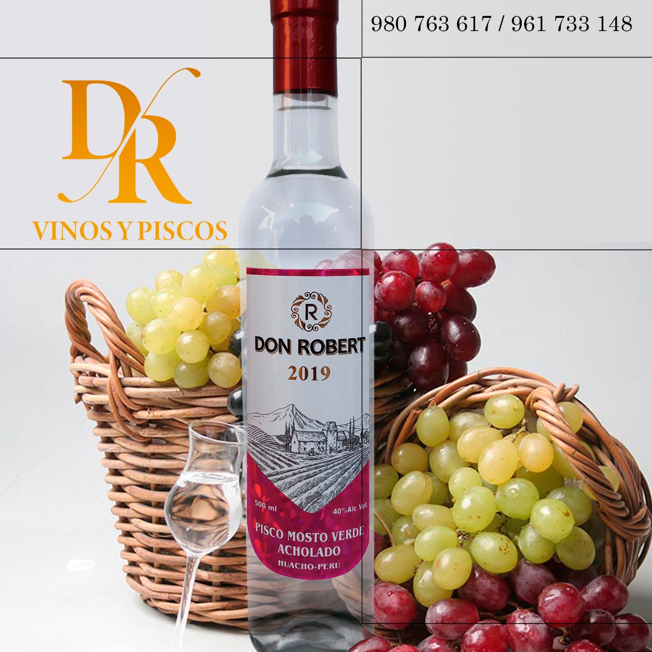 Pisco Mosto Verde Acholado